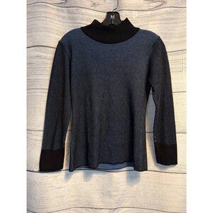 NWT Angel Ribbed Knit Pullover Sweater Top W/ Mock Neck Size XS